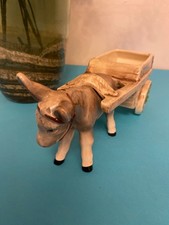 Vintage sylvac donkey - donkey, cart