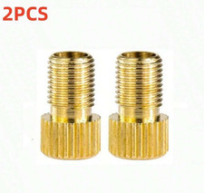 2 x BRASS ADAPTOR PRESTA TO