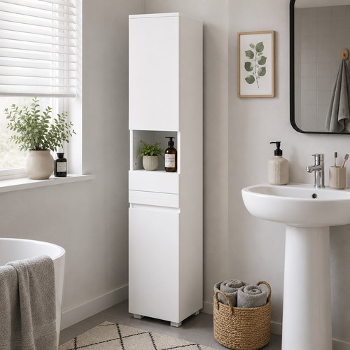 Tall bathroom cabinet 170cm - bathroom,