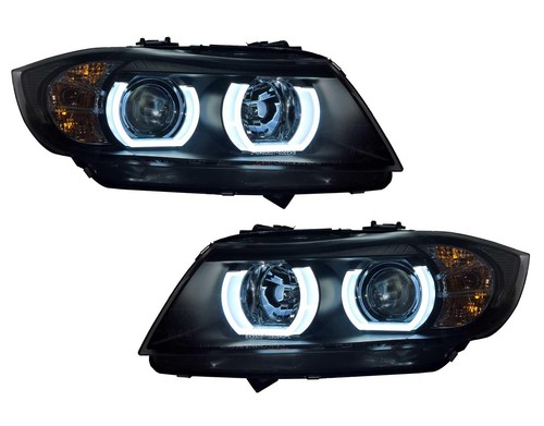 Black angel eye headlights - eye, 3d