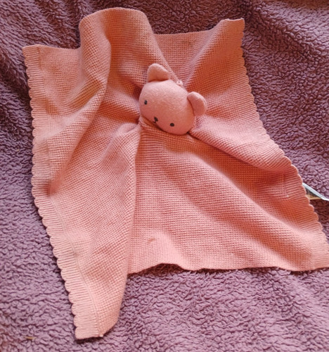 Pink knit teddy - m&s,
