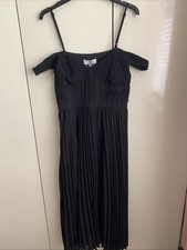 Ladies Black Pleated Dress