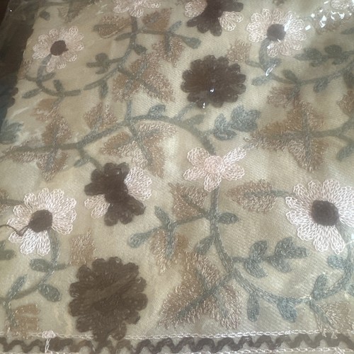 Stole scarf wrap dark cream - wrap,