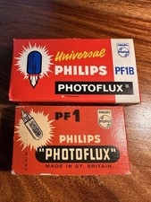 Philips Photoflux PF1 & PF1B Flash Bulbs Vintage 1960s Boxes 7 Bulbs Total
