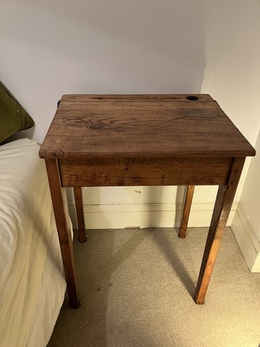 Vintage school desk - school, with