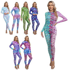Women Mermaid Cosplay Romper