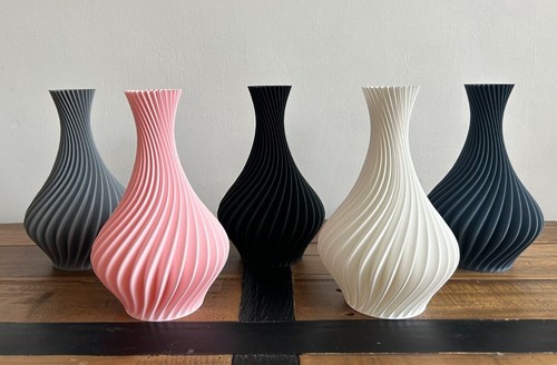 Vase printed dry - -,