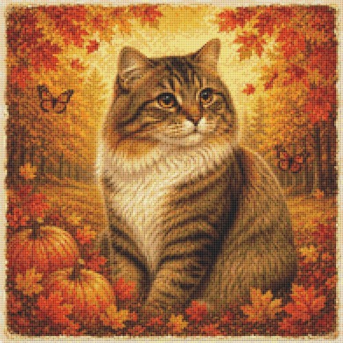 Cymric kitten cat autumn - cymric,