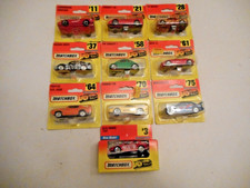 Matchbox 1996 Superfast Job Lot 9 models all on sealed cards & 1 in box