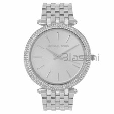 Michael Kors Original MK3190 Women's Darci Silver Stainless Steel Bracelet Watch