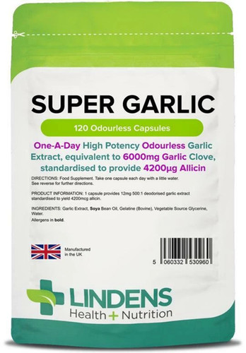 Garlic capsules odourless 120 - garlic,