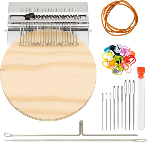 Darning loom kit hooks - loom, wood