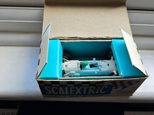 Triang Scalextric Vintage 1960’s Cooper Slot Car, Rare White Model C81 Boxed