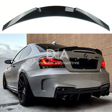 FOR BMW 1 SERIES E82 COUPE 2007-13 M4 STYLE GLOSS BLACK REAR BOOT TRUNK SPOILER