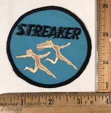 Vintage Streaker Patch Funny