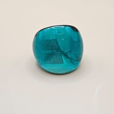Murano Glass Chunky Dome Ring
