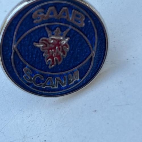 Saab scania enamel lapel pin - scania,