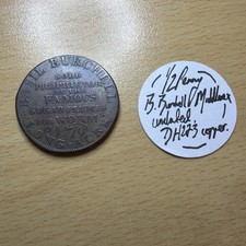 Middlesex Burchell Sugar Plumbs for Worms Halfpenny Conder Token DH273 VF