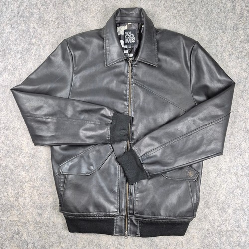Volcom jacket men large black - jacket,