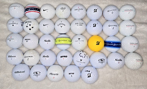 Lot golf balls - 37,