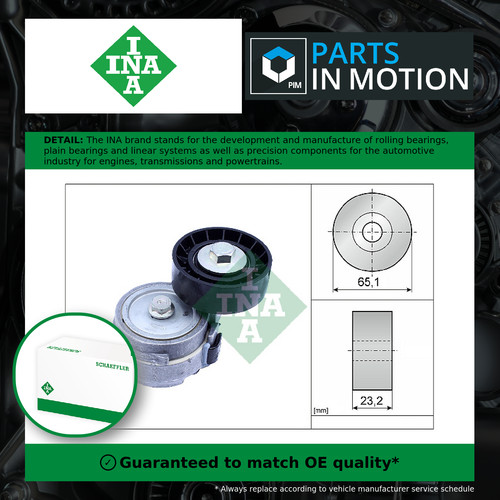 Aux belt tensioner fits fiat - tensioner,