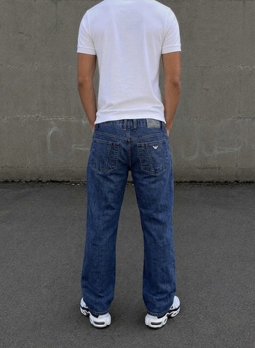 Dark blue armani baggy - dark,