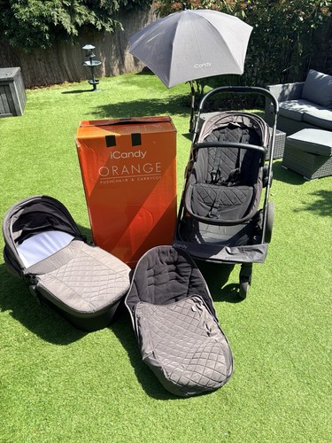 Icandy orange pram pushchair - orange,