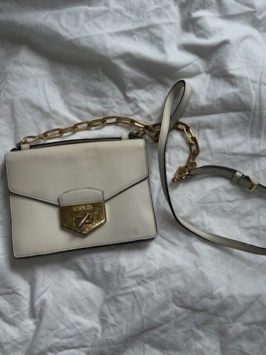 Prada saffiano leather chain - saffiano,