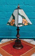 Tiffany Style Stained Glass Antique Bespoke Lily  Vintage Bohemian Lamp light