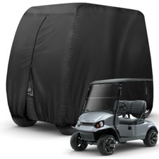Waterproof 2 Seater Heavy Duty Golf Cart Buggy Rain Cover For Yamaha EZ Go Club