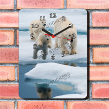Polar Bear Design Wall Clock