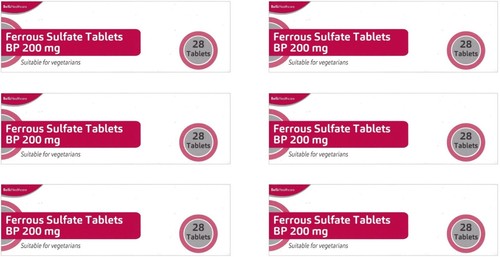 Ferrous sulphate 200mg - x,
