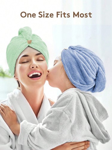 Hair microfiber towel wrap - hair,