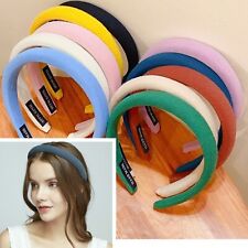 Women Girls Soft Alice Bands Hair Head Band  UK