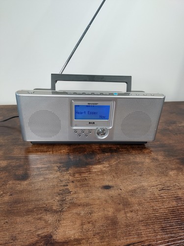 Sharp dab radio retro silver - sharp,
