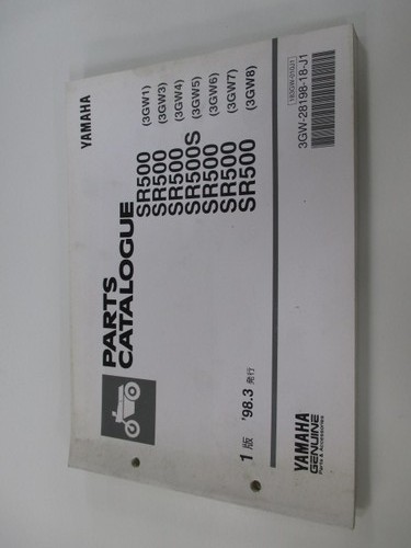Sr500 sr500s parts list - sr500s,