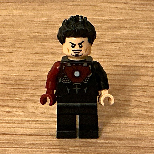 Lego marvel tony stark black - marvel,