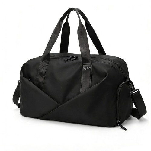 Gym duffle bag black sports - bag,