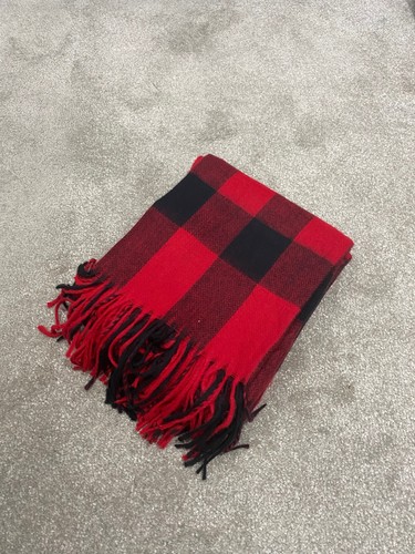Zara tartan scarf - zara, (red/black)