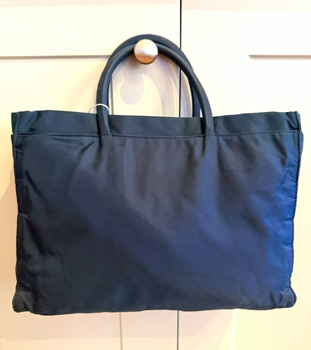 Prada navy nylon hand - navy,