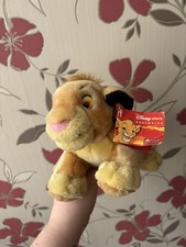 Disney Store The Lion King Simba 1990s Plush Soft Toy