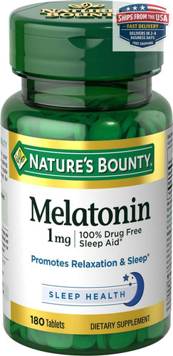 Melatonin 100 drug free - drug,