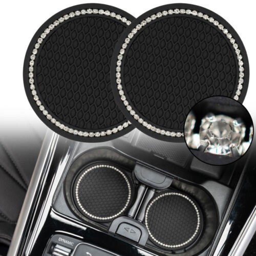 Car black bling - 2x, rhinestone
