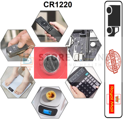 Cr1220 lithium panasonic - cr1220,
