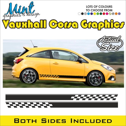 Vauxhall corsa side stripes - vauxhall,