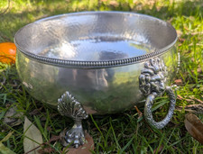 Silver plated jardiniere - silver,