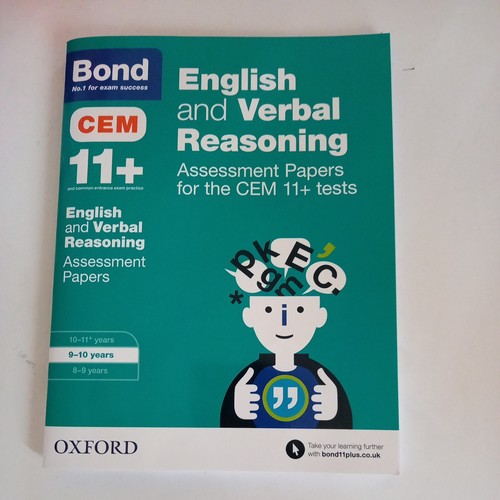 Bond english and verbal - bond,