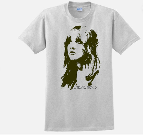 Stevie nicks shirt gray - stevie, t-shirt