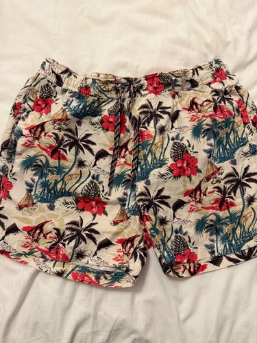 Hawaiian floral men - , shorts