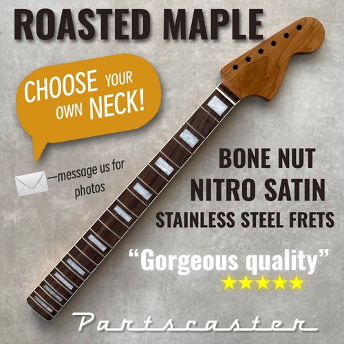 Roasted maple rosewood neck - roasted,